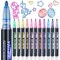 Markers, 12 Glitter Metallic Coloring Doodle Gel Pens, Tween Teen Girl Easter Basket Stuffers Gifts Trendy Stuff, Cute School Art Craft Classroom Supplies Set for Kids Ages 4-16